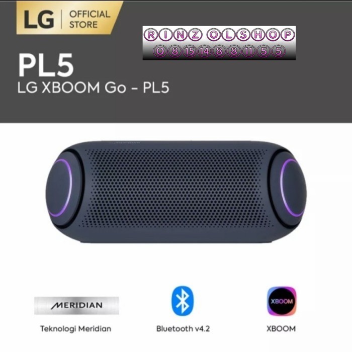 Speaker Lg Pl5 Bluetooth Xboom Go Pl5