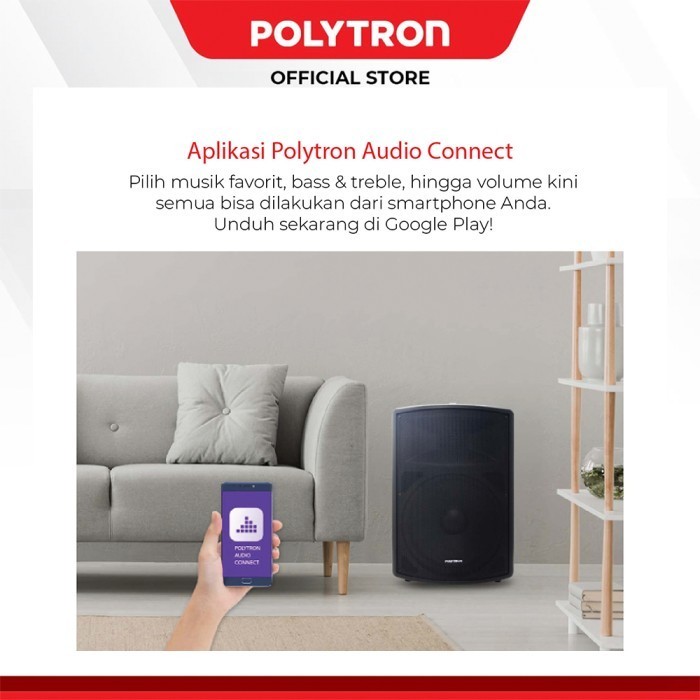 Polytron Professional Active Speaker Pas Pro15F3