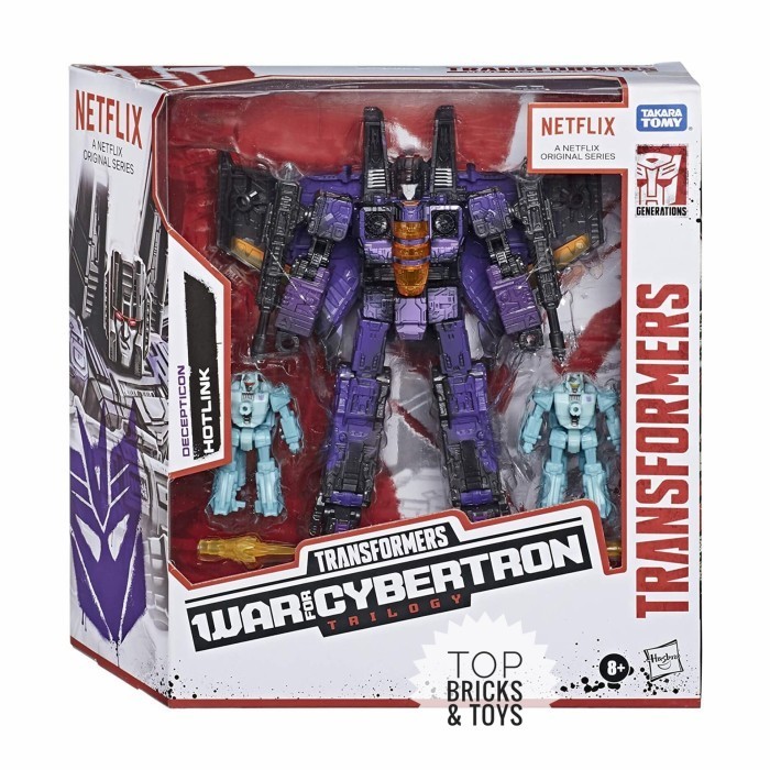 Hasbro, Transformers Netflix Wfc Voyager Class Decepticon Hotlink