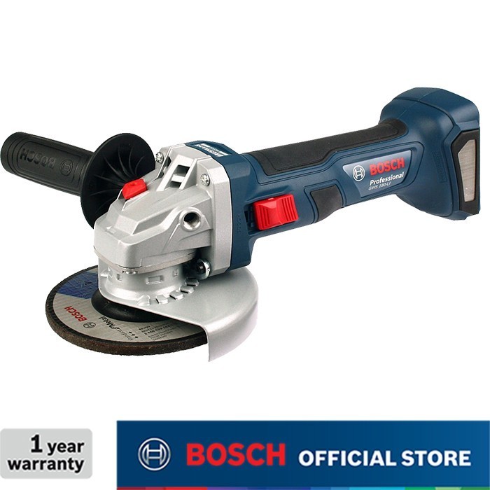 Bosch Gerinda Tangan Baterai 18 Volt Gws 180-Li (Unit Only)