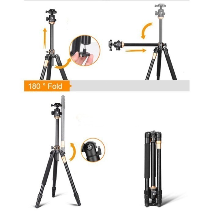 Beike Qzsd Q999H Tripod Flatlay Horizontal Monopod Beike Q999 H Resmi