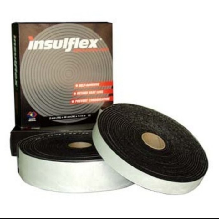 

HARGA DISKON insulasi tape busa 2" busa 3mm x 48mm x 9,14 meter