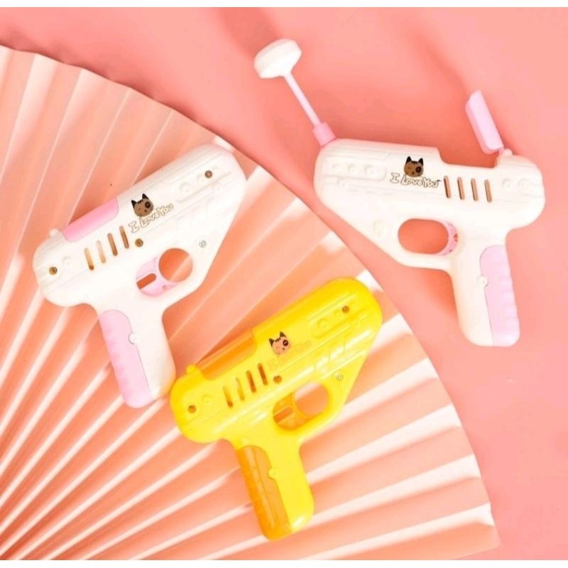 Mainan pistol permen lolipop / candy gun tembakan lolipop anak