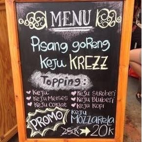 

Papan Tulis Kapur Menu Cafe DS99
