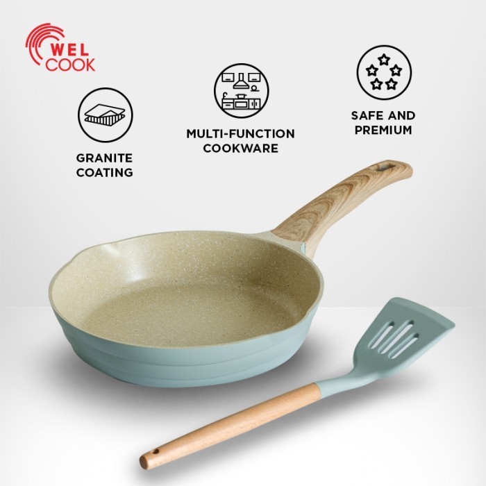 Welcook 5 Pcs Midori Series Cookware - Hijau