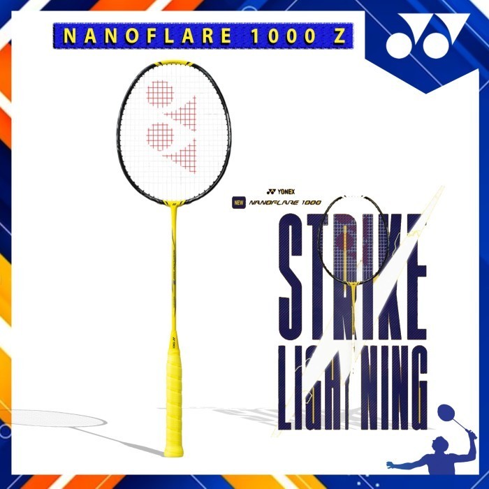 Raket Badminton Original YONEX NANOFLARE 1000Z 1000 Z Lighting Yellow