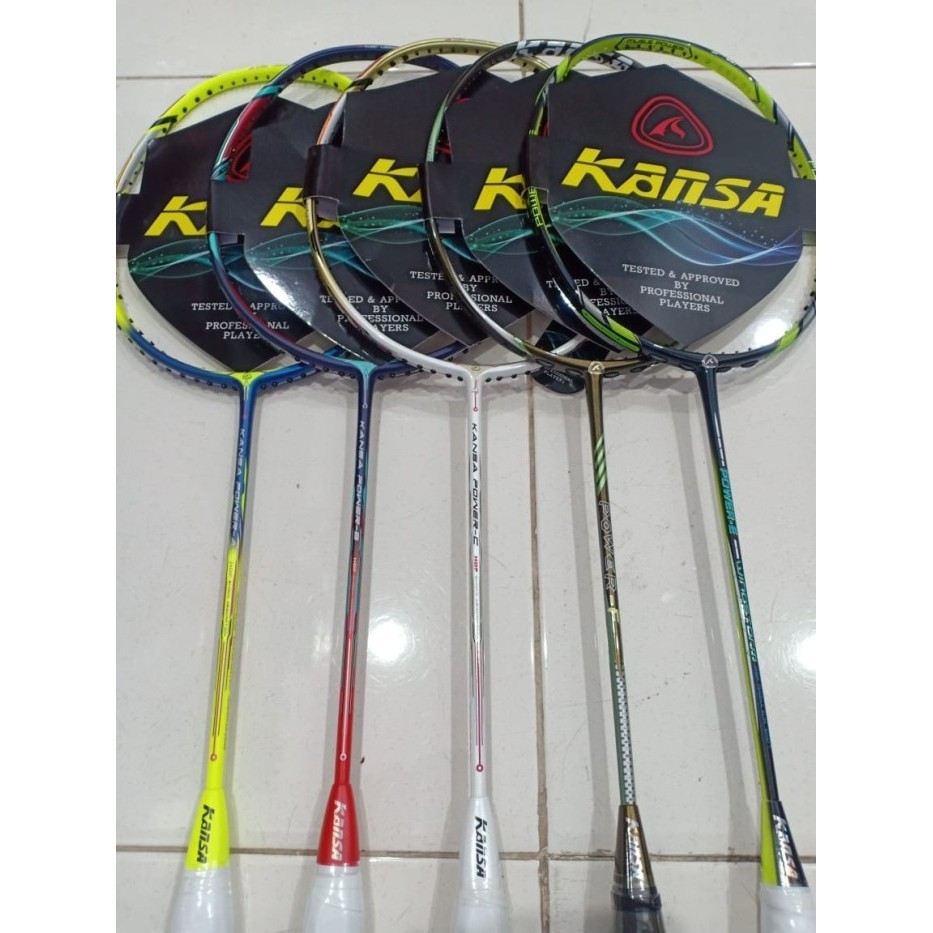 NEW SALE RAKET BADMINTON KANSA POWER A B C D E F ORIGINAL