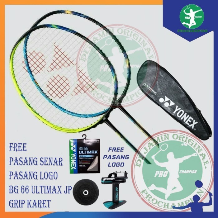 PAKET YONEX ASTROX 77 RAKET BADMINTON ORIGINAL