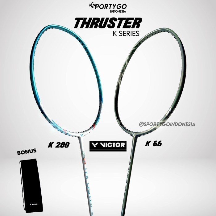 Raket Badminton Victor THRUSTER K280 & K66 Original