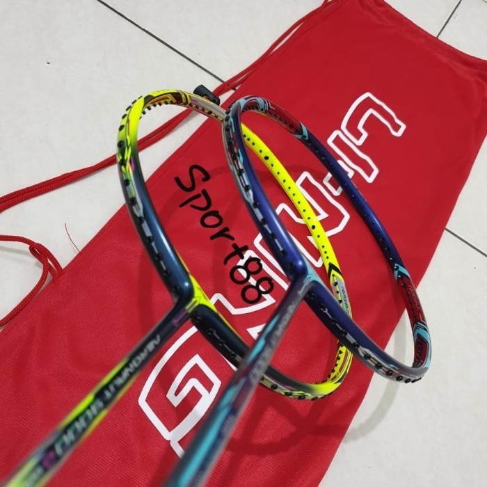 Raket Badminton Lining Aeronaut 9000C/ 9000D + Senar Yonex BG 66