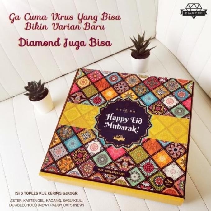 

Kue Kering Diamond / Cookies Hampers Lebaran / Kue Kering Lebaran Idul Uninissaa