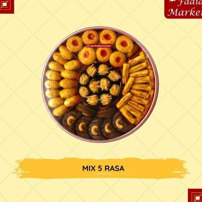 

Kue Kering Sr Mix Campur 5 Rasa Untuk Parsel Ramadan/Lebaran/Idul Uninissaa
