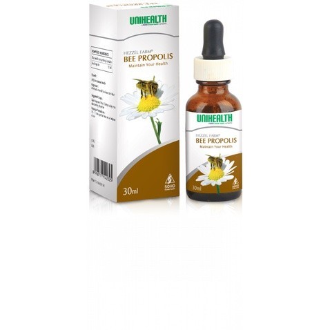 Bee Propolis Cair Extract Liquid Maintain Health 30 ml Hezzel Farm Unihealth Soho