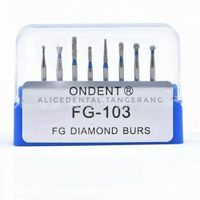 Diamond Bur Preparation Set Fg-103 Preparasi High Speed Highspeed