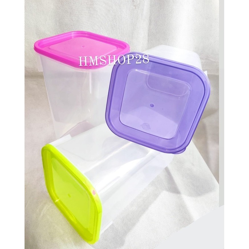 Toples Plastik Bening 2.5Lt. Toples Kue Lebaran / Kue Kering 2.5 Liter