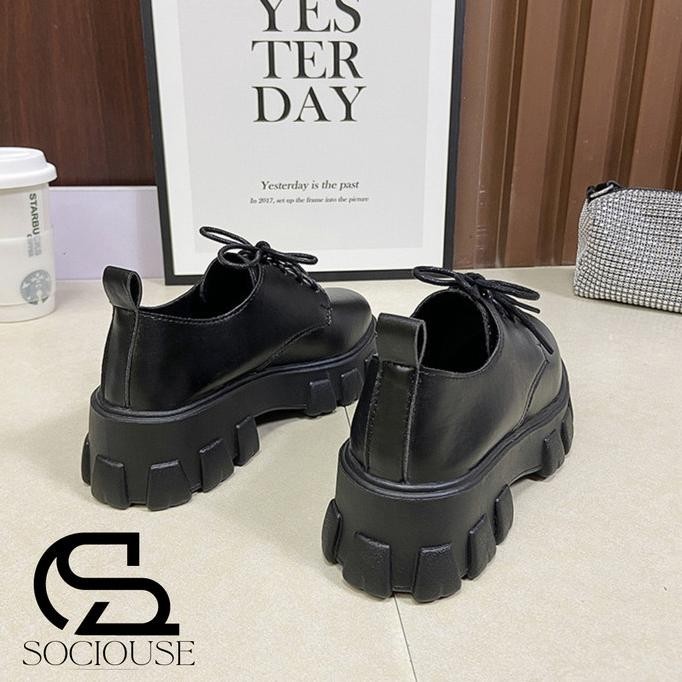 Sepatu Docmart Oxford Import Premiun Wanita - Boots Wanita Korea