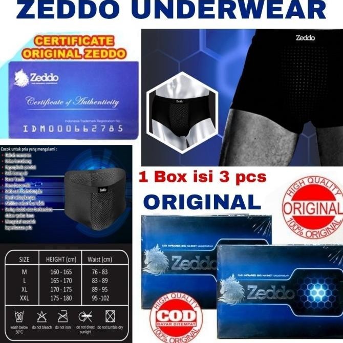 ZEDDO UNDERWEAR CELANA DALAM TERAPI FAR INFRARED