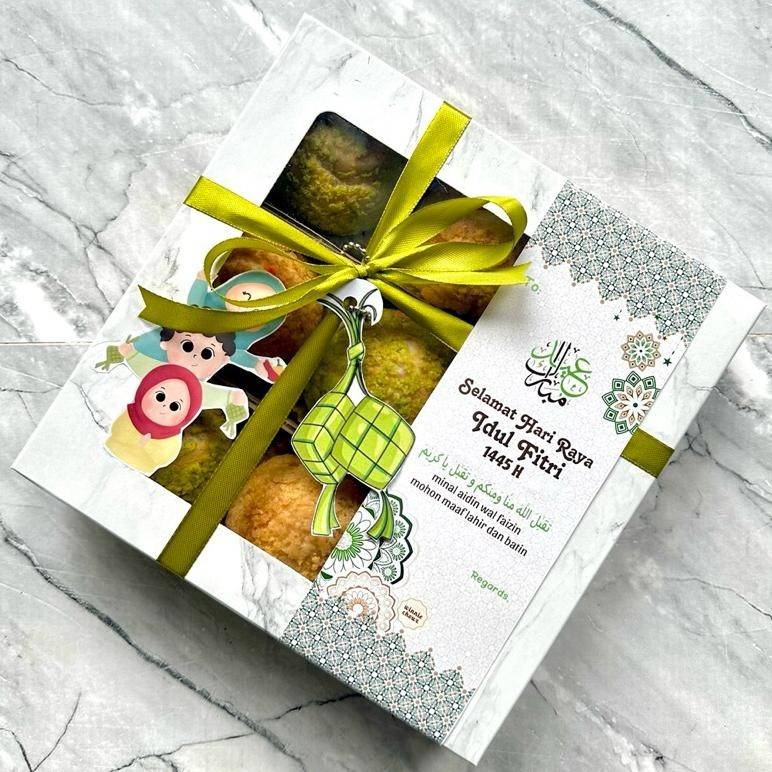

CR - [DIKIRIM H+1] (isi 9) Choux au Craquelin Idul Fitri Edition/ Hampers Idul Fitri/ Eid/ Kue sus/ creampuff TERLARIS