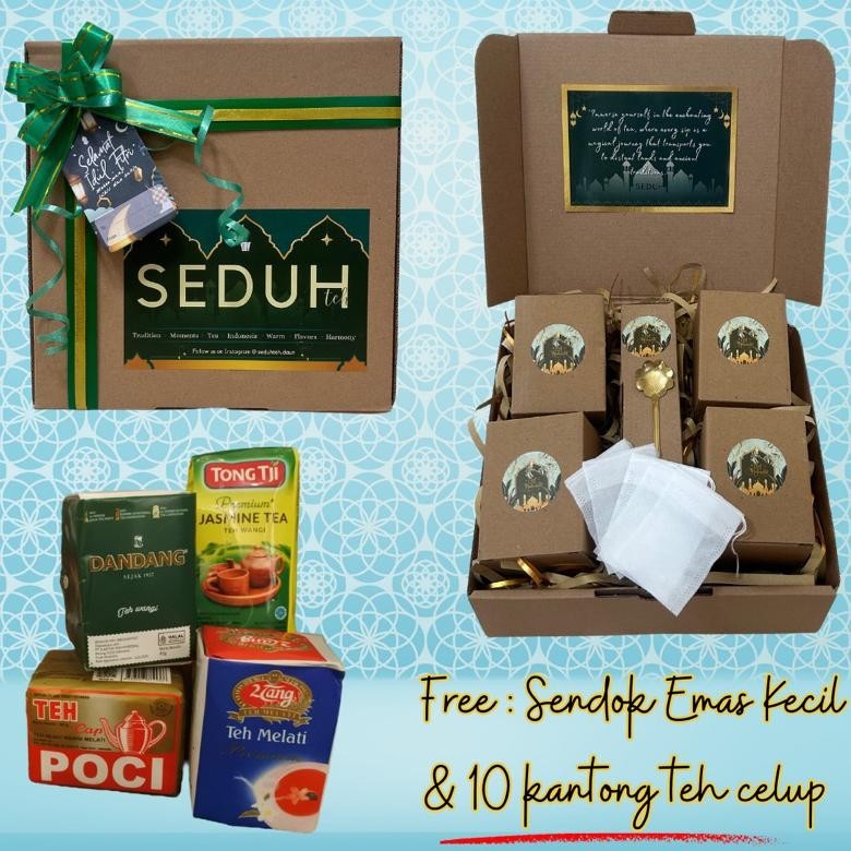 

CR - [PREMIUM TEA SELECTION] Hampers Lebaran Idul Fitri Ramadan, Daun Teh Asli Indonesia, Merk Terjamin, Varian : PREMIUM TEA SELECTION TERLARIS
