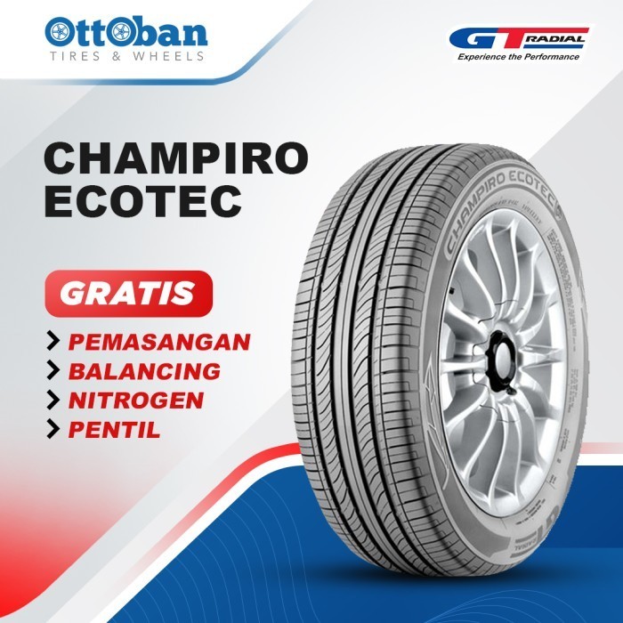 GT RADIAL 185 65 R15 CHAMPIRO ECOTEC BAN MOBIL ERTIGA MOBILIO