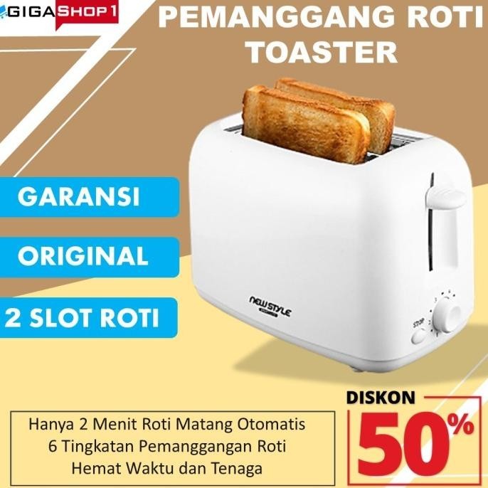 Alat Mesin Pembuat Pemanggang Panggang Roti Bakar Listrik Toaster Otom