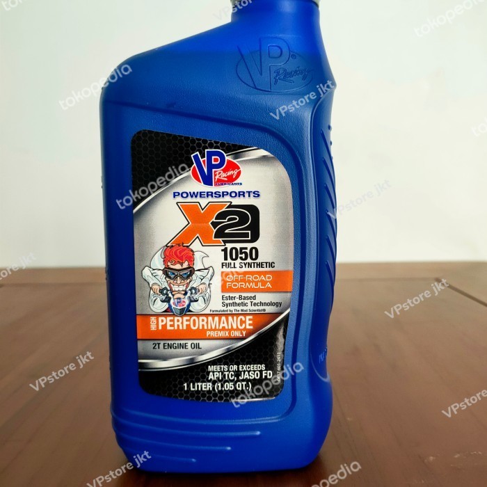Vp Racing Engine Oil Motorcycle Oil X2 1050 Pelumas Oli Motor 2T