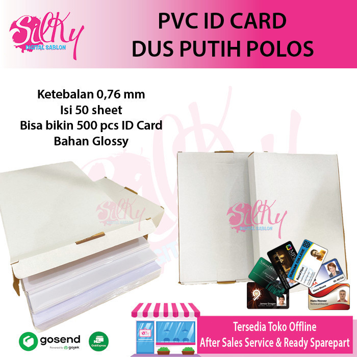 

BARANG TERLARIS PVC ID Card ( Bahan Id Card )