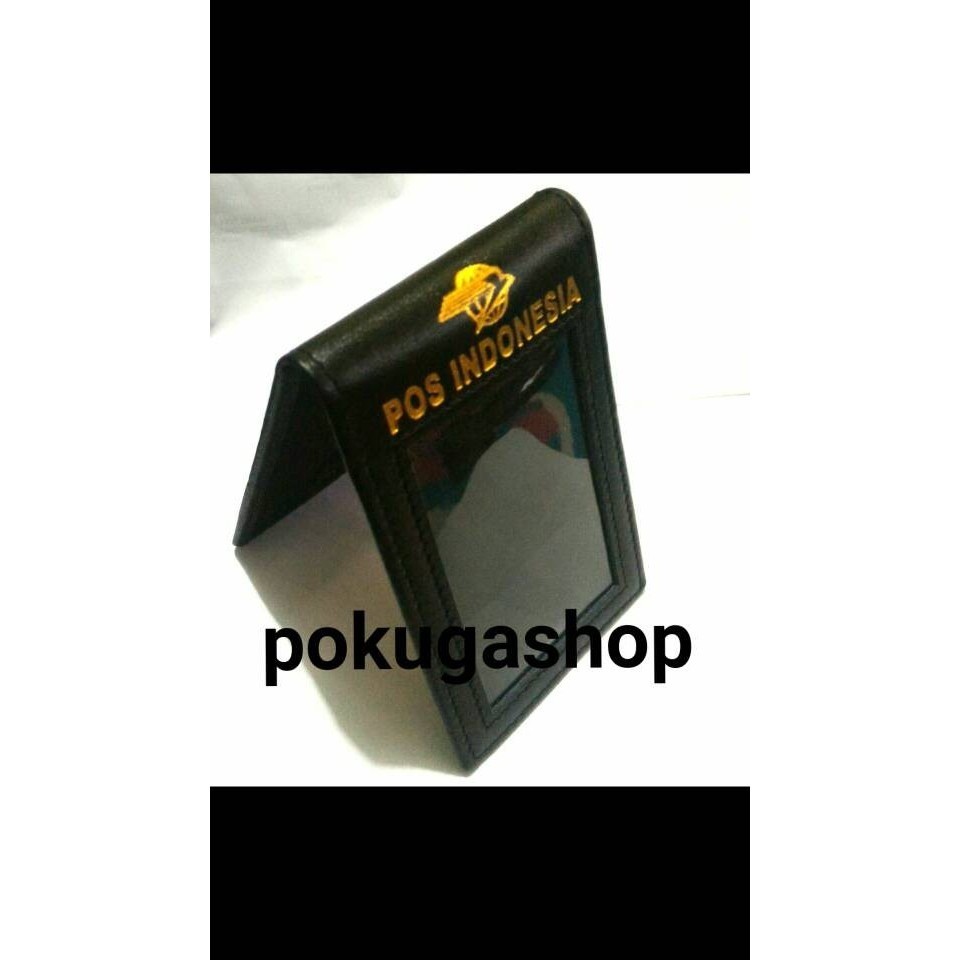 

BARANG TERLARIS id card holder /name tag kulit pos indonesia/id card pos/nametag kulit