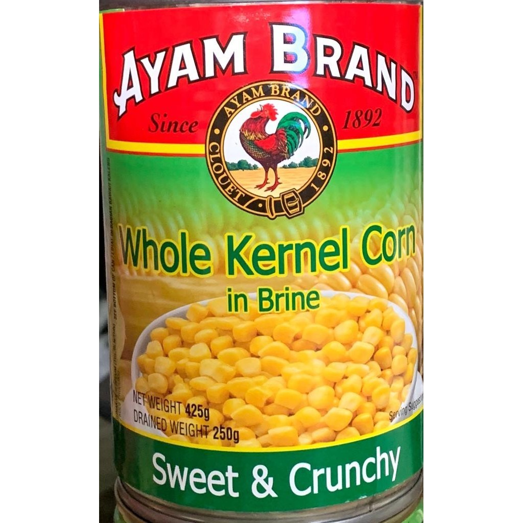 

Jagung Manis - whole kernel corn ayam brand 425gr