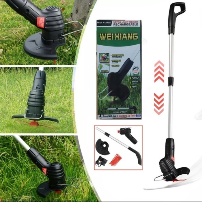 Mesin potong rumput mini cordles trimmer garden/potong rumput Portable