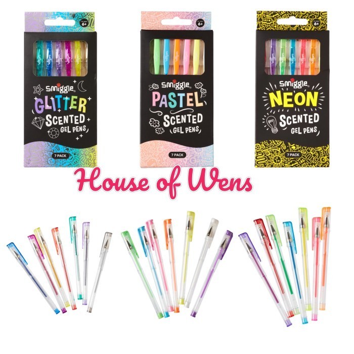 

SMIGGLE SCENTED GEL PEN ORIGINAL - PULPEN SET SMIGGLE X7