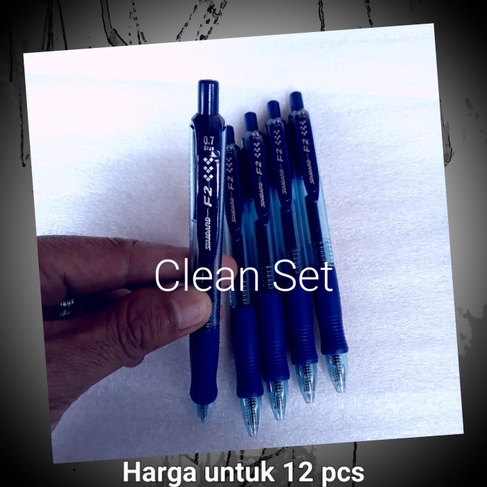 

pulpen gel standard f2 0.7mm biru