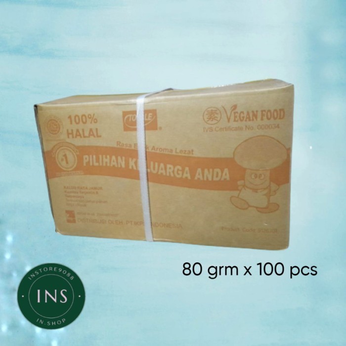 

Totole kaldu jamur 80 gram 1 dus isi 100 pcs