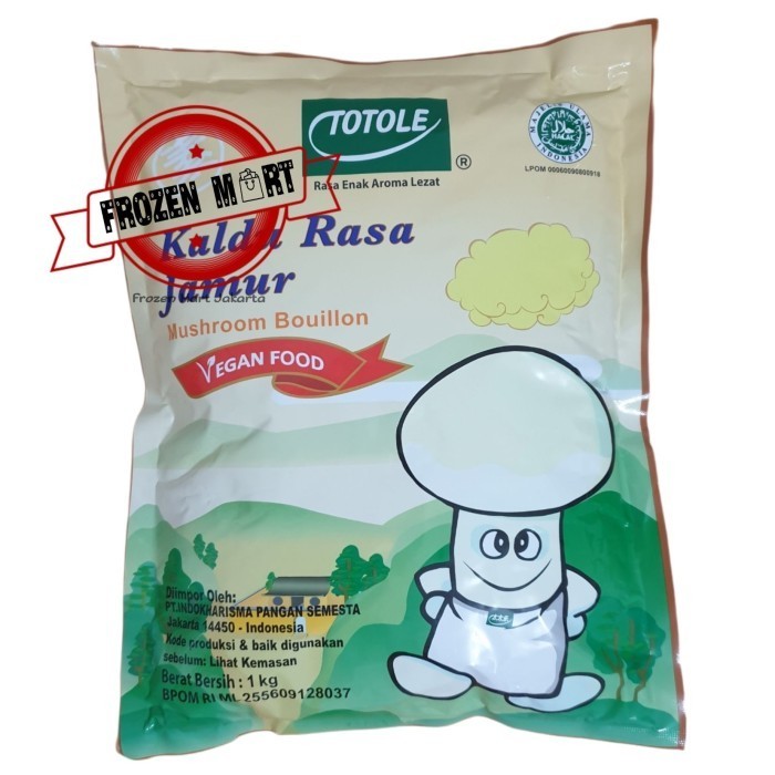 

TOTOLE Kaldu Jamur Penyedap Vegetarian Non MSG / Micin Jamur / 1 Kg