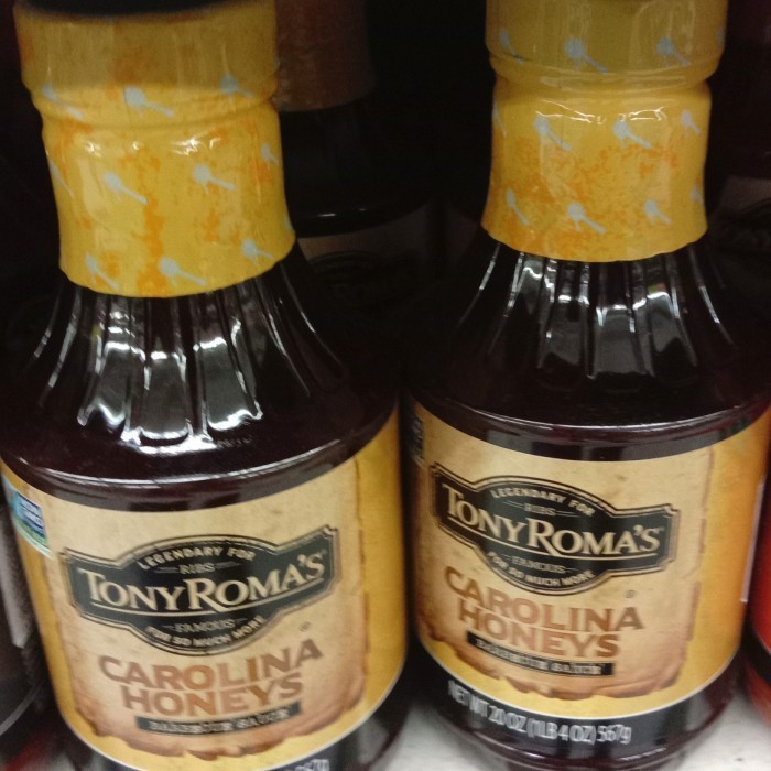 

Barbeque sauce/Tony roma's Carolina honeys 510 gr/saus