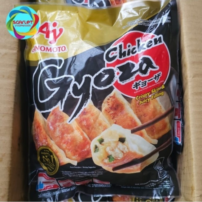 

Chicken Gyoza Ajinomoto Halal Ajinomoto Gyoza Premium Import 30 pcs