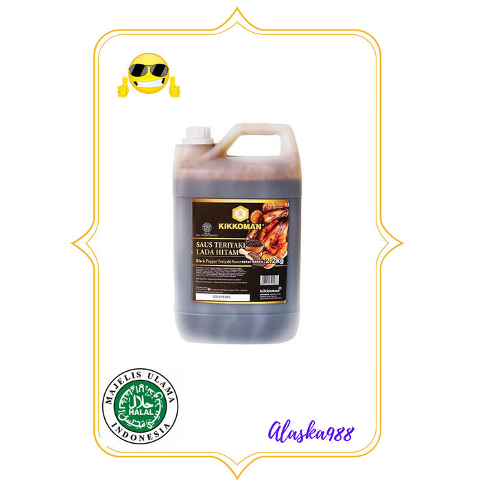 

KIKKOMAN LADA HITAM - BLACKPEPPER SAUCE JERIGEN 2,2 KG / 2 LITER HALAL
