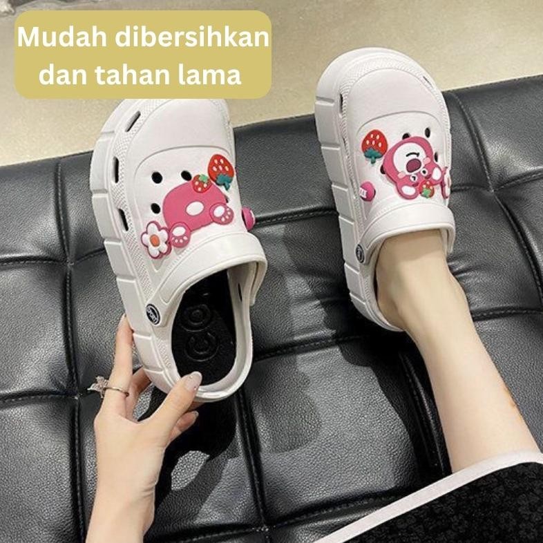 MUZY SANDAL KODOK WANITA SANDAL KESEHATAN SANDAL KODOK SANDAL BAIM HSN117 COD