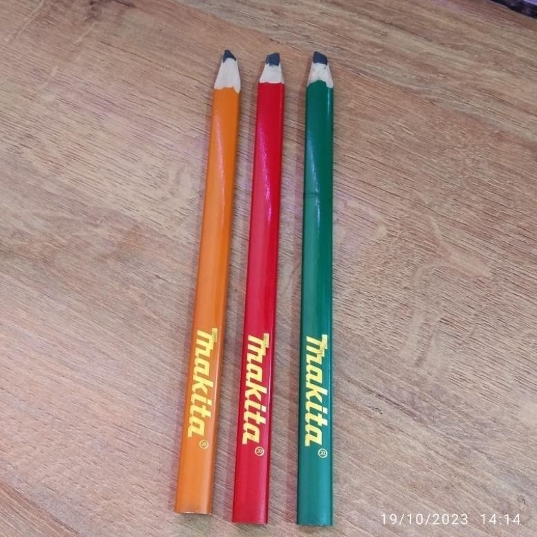 

PENSIL MAKITA PANJANG 18CM / PENSIL TUKANG MERK MAKITA ASLI Q347