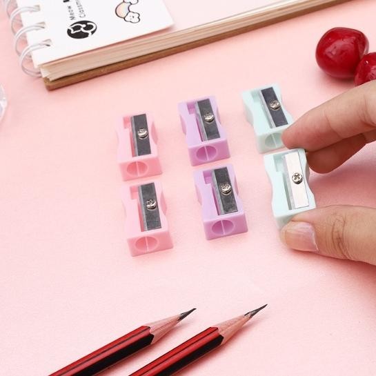 

Mini Pensil Sharpener Macaron Color / Rautan Asahan Kecil Warna Pastel Macaron Q349