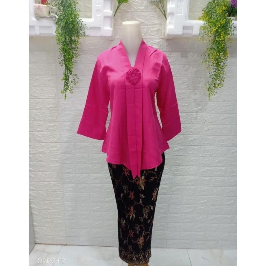 Promo Kebaya Murah Set Kebaya Floy M-Xxl Mewah/Kebaya Aurora Lesti Kejora/Kebaya Brukat Jumbo/Atasan