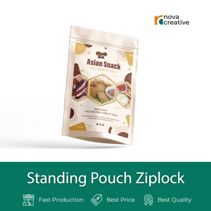 

Standing Pouch Kemasan Makanan ZIPLOCK