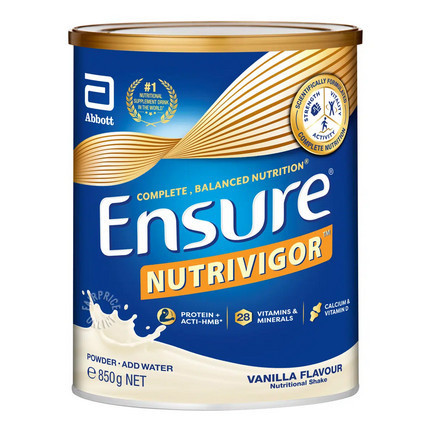 

Abbott Ensure Nutrivigor Adult Milk Formula Vanilla 850G - Singapore