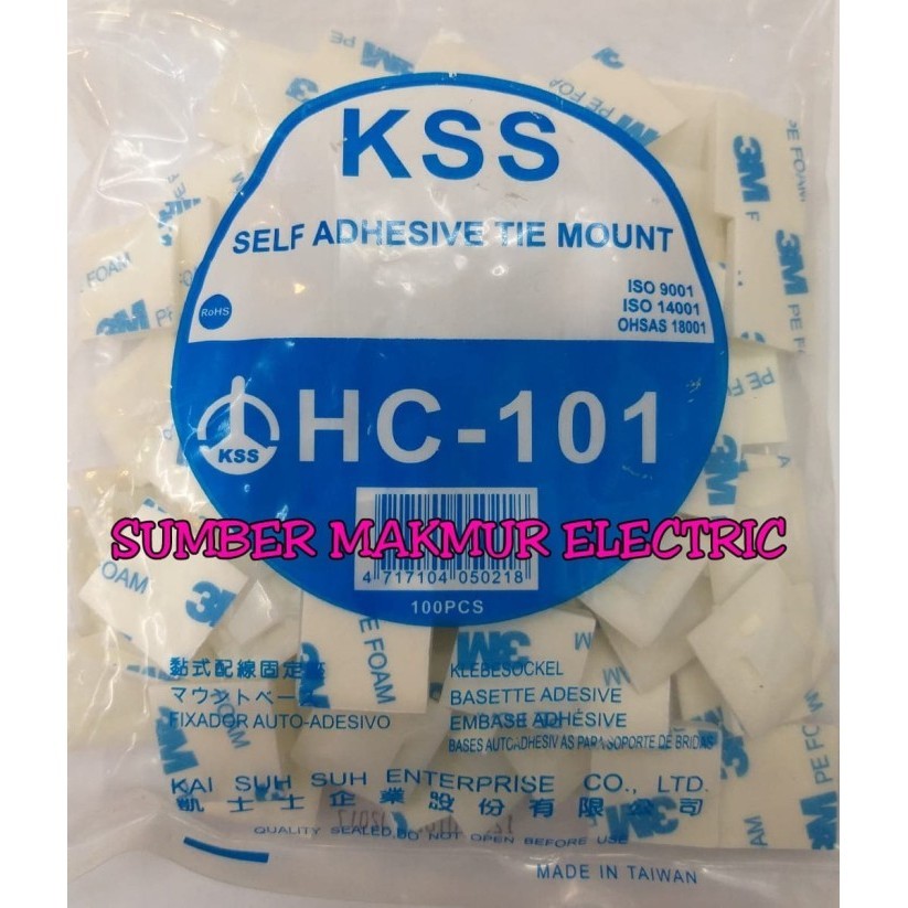 

MURAH Tie Mount / Mounting Double Tape HC-101 Brand KSS (25x25mm)