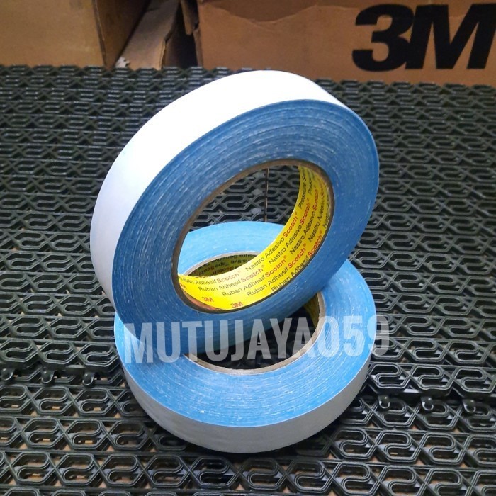 

3M 906B Double Tape Tisu Biru uk 24mm x 50yard MURAH