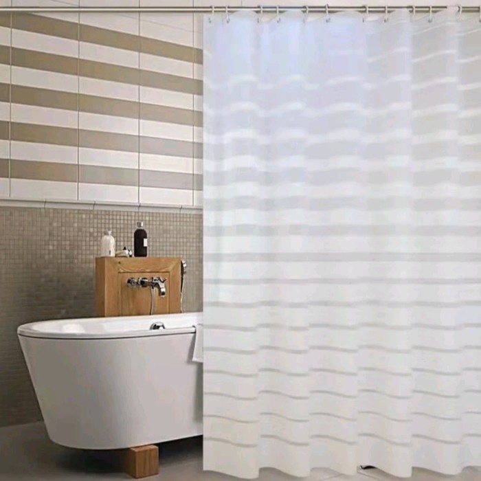 tirai kamar mandi/gordeng kamar mandi/shower curtain/hiasan kucing/cat