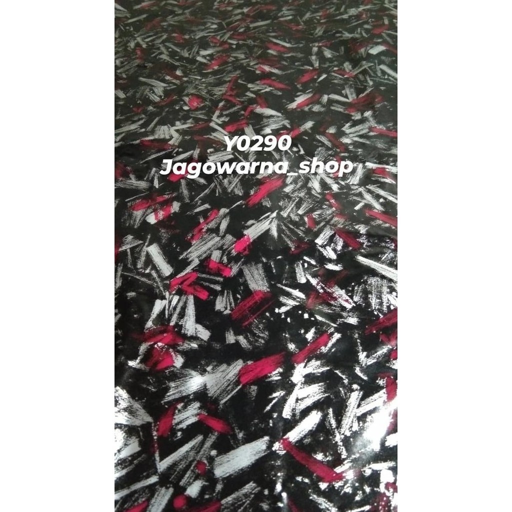 Wtp Y0290 Water Transfer Printing 50X200Cm Karbon Celup Motif Forged