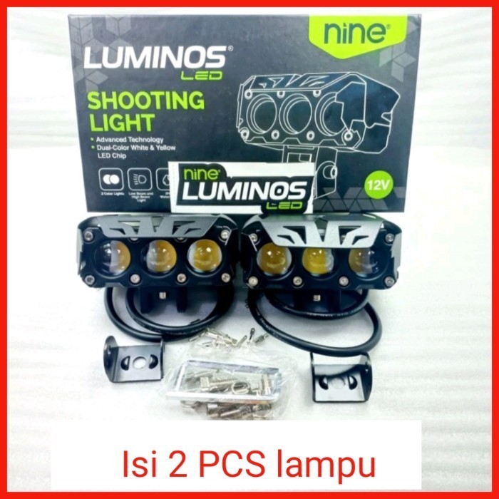 Lampu Tembak Sorot Led SQl 3 Mata Laser Gun 80 Watt Motor Mobil