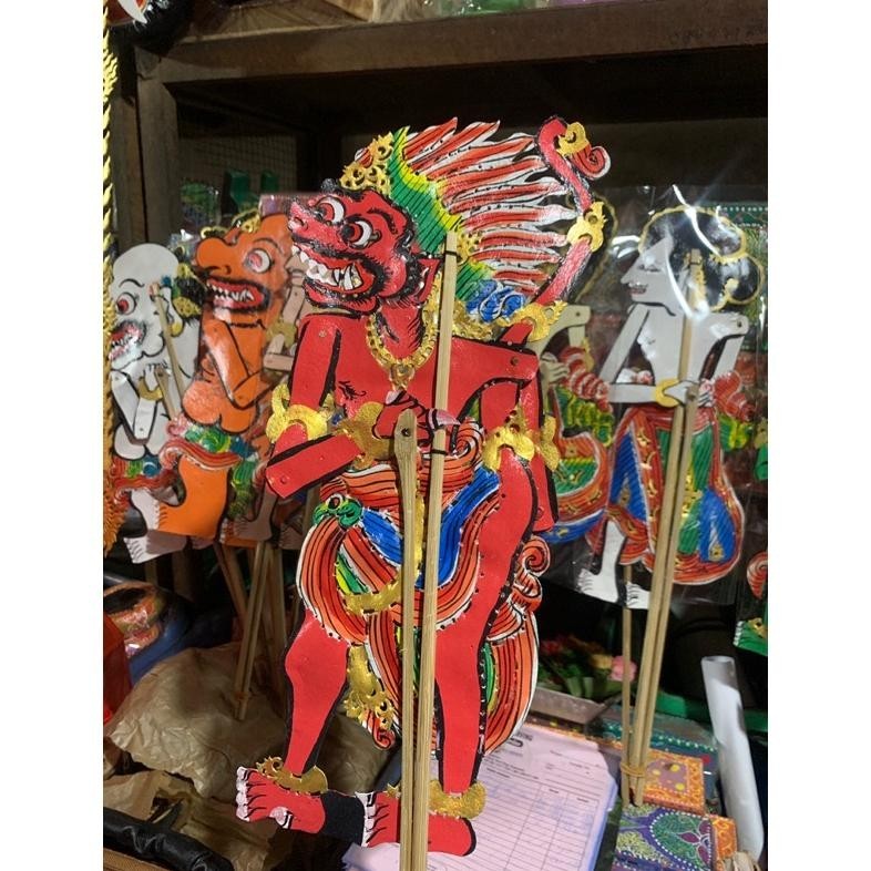 VIRAL GAURI GAGAPAN BALI-WAYANG KULIT ASLI KULIT SAPI ol-133