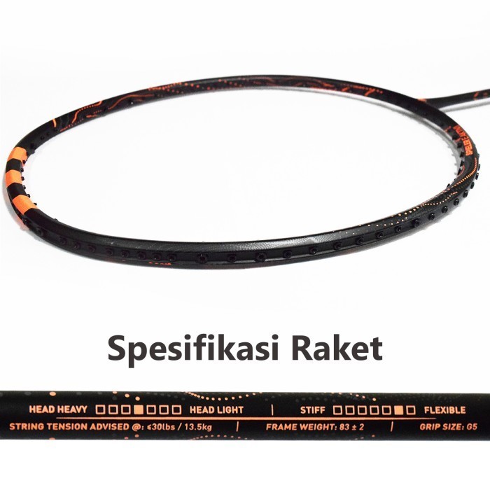 Raket Bulutangkis Badminton Adidas Spieler E Aktiv.1 Black